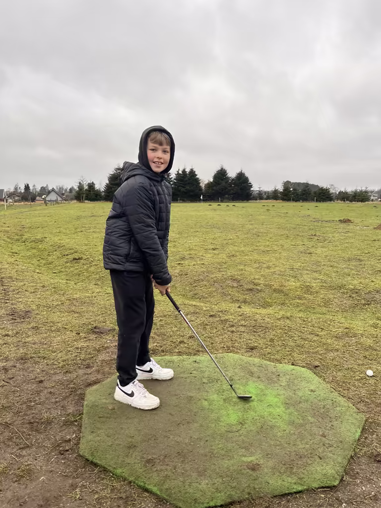 Sigurd Koefoed Svendsen, vinder af Juletræsgolf 2025 på Jagtgården